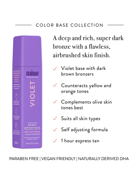 Violet Self Tan Foam