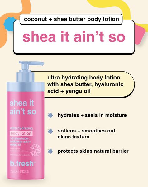 shea it ain't so triple moisture body lotion