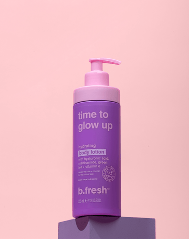 time to glow up hydrating body lotion