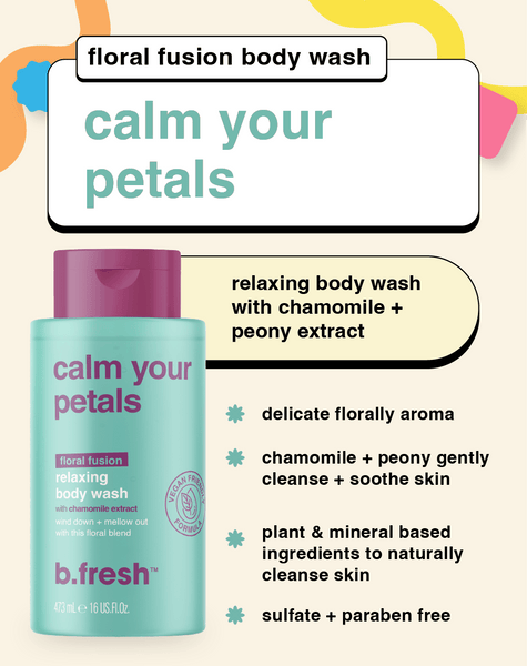 calm your petals relaxing body wash