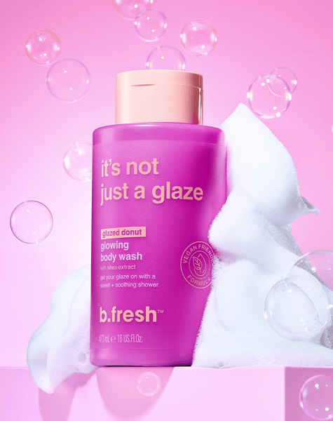 it's not just a glaze glowing body wash