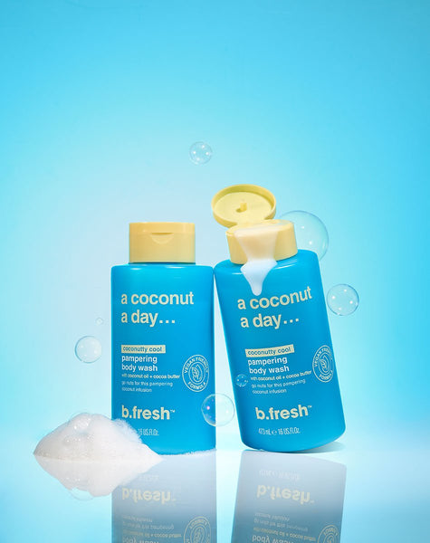 a coconut a day... pampering body wash