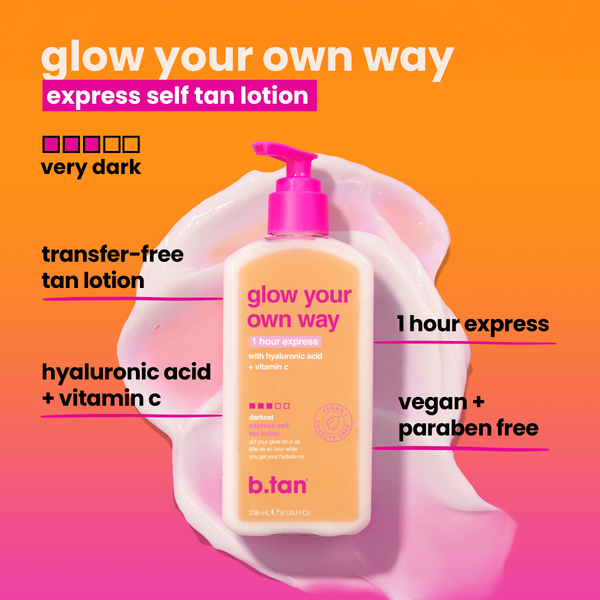 glow your own way 1 hour express