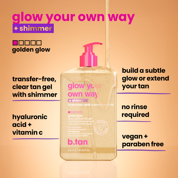 glow your own way - shimmer