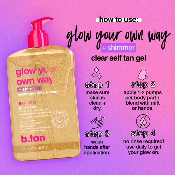 glow your own way - shimmer