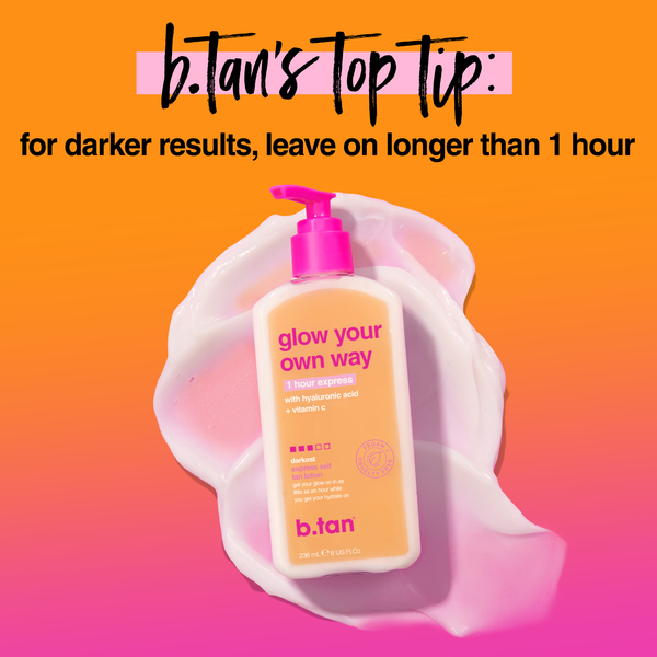 glow your own way 1 hour express