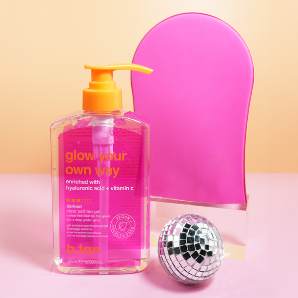 glow your own way self tan gel applicator mitt