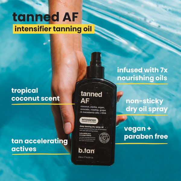 tanned AF® tanning oil