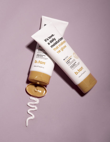 it's love. a daily moisturiser that makes me glow...