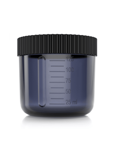 Excess 2 Tan.Cup 2 Pack inc Lids - Black Transparent