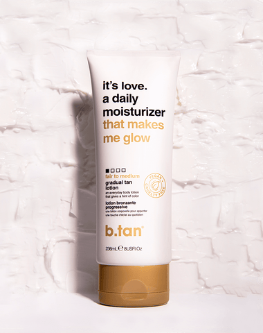 it's love. a daily moisturiser that makes me glow...