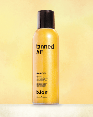 tanned AF® bronzing mist